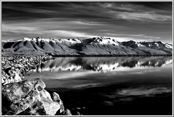 Ben Ohau Range and Lake Pukaki