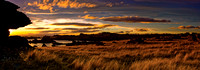 Sunset over Poolburn Reservoir Central Otago